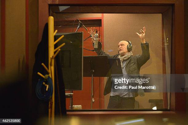John Malkovich recording voice overs for Call of Duty: Advanced Warfares "Exo Zombies" mode, part of the Havoc DLC pack on December 15, 2014 in...