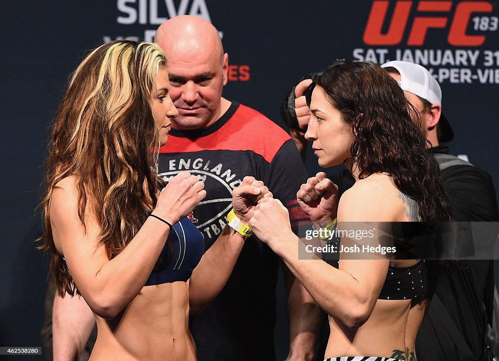 UFC 183 Weigh-in