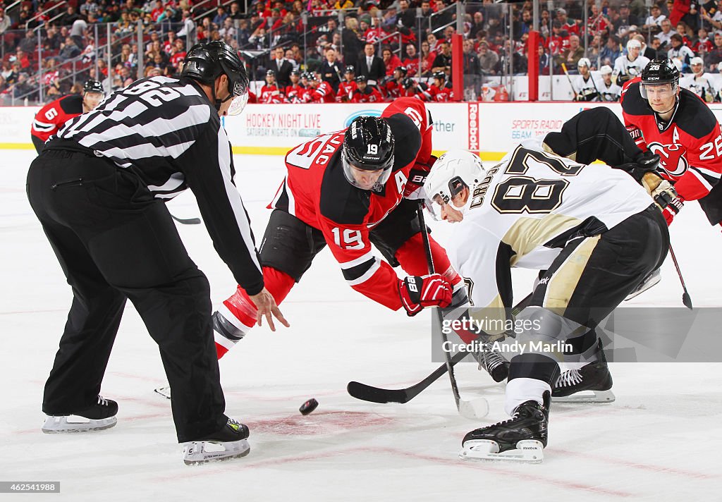 Pittsburgh Penguins v New Jersey Devils