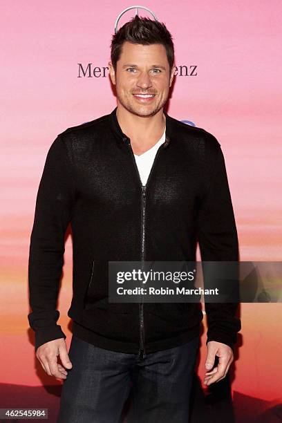 Singer/TV personality Nick Lachey attends ESPN the Party at WestWorld of Scottsdale on January 30, 2015 in Scottsdale, Arizona.