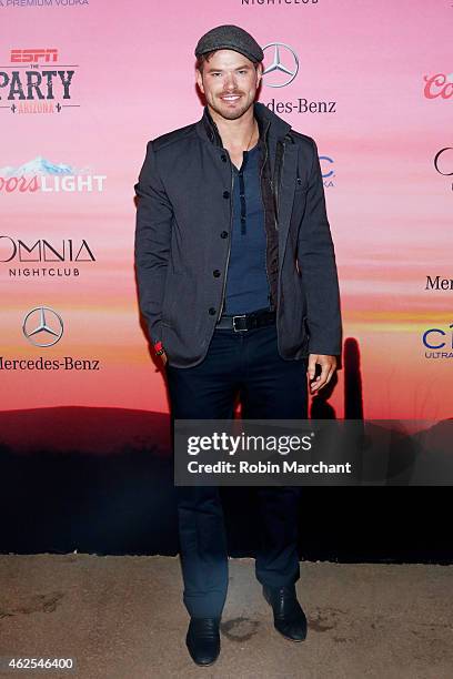 Actor Kellan Lutz attends ESPN the Party at WestWorld of Scottsdale on January 30, 2015 in Scottsdale, Arizona.