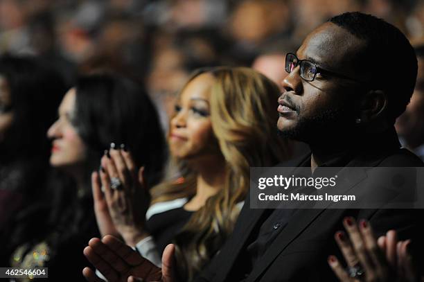 Player Terrence Stephens attends the 16th Annual Super Bowl Gospel Celebration at ASU Gammage on January 30, 2015 in Tempe, Arizona.