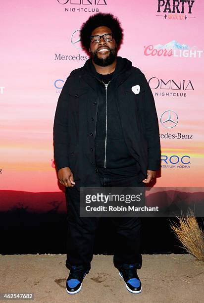 Questlove attends ESPN the Party at WestWorld of Scottsdale on January 30, 2015 in Scottsdale, Arizona.
