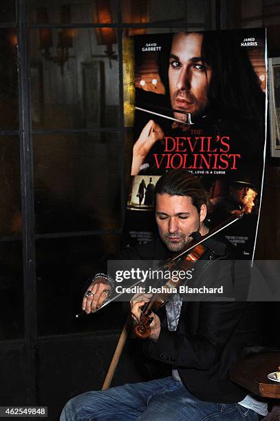 David Garrett attends "The Devil's Violinist" Screening Party and Q&A on January 30, 2015 in West Hollywood, California.