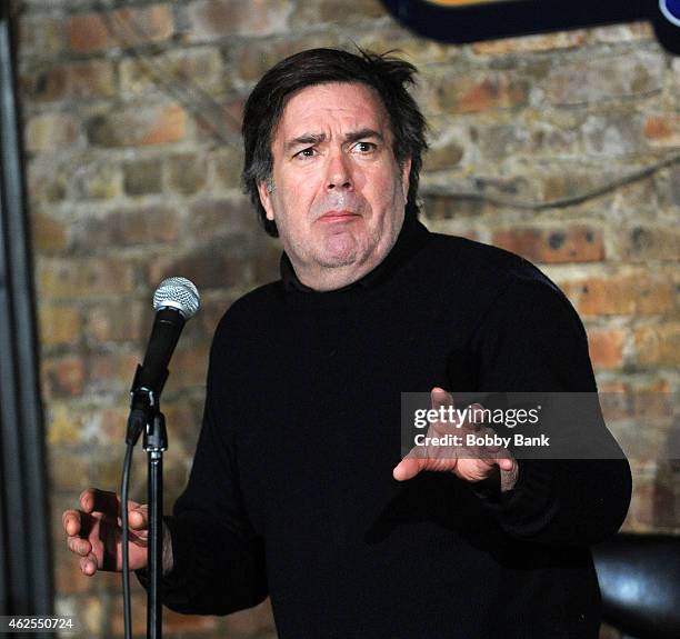 Kevin Meaney performs at The Stress Factory Comedy Club on January 30, 2015 in New Brunswick, New Jersey.