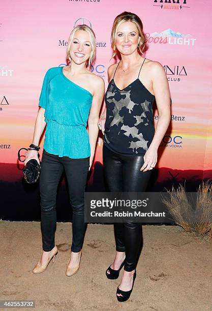 Sports anchors Lindsay Czarniak and Wendi Nix attend ESPN the Party at WestWorld of Scottsdale on January 30, 2015 in Scottsdale, Arizona.