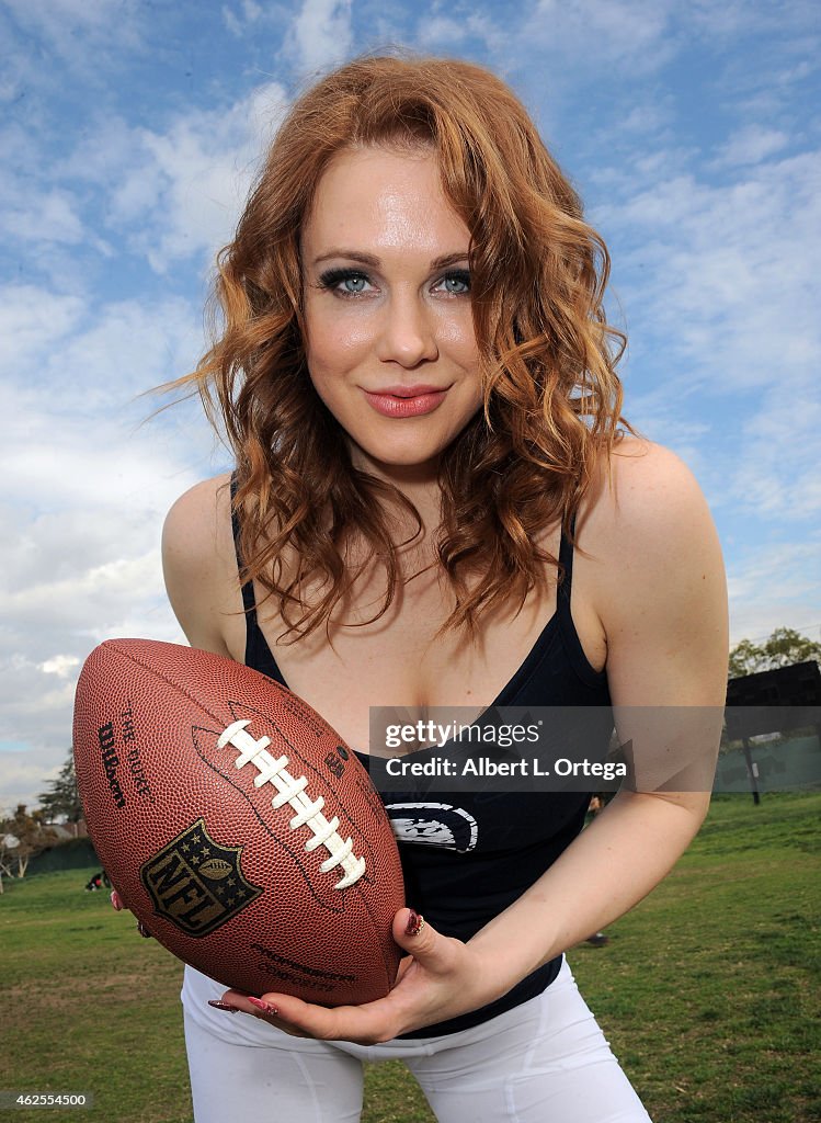 Super Bowl Shoot With Actress Maitland Ward