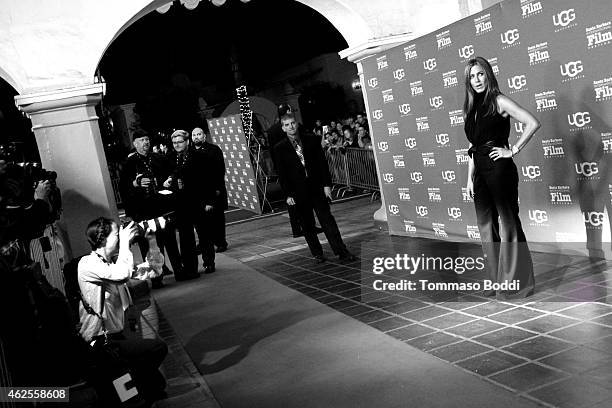 Actress Jennifer Aniston attends the 30th Santa Barbara International Film Festival at Arlington Theatre on January 30, 2015 in Santa Barbara,...