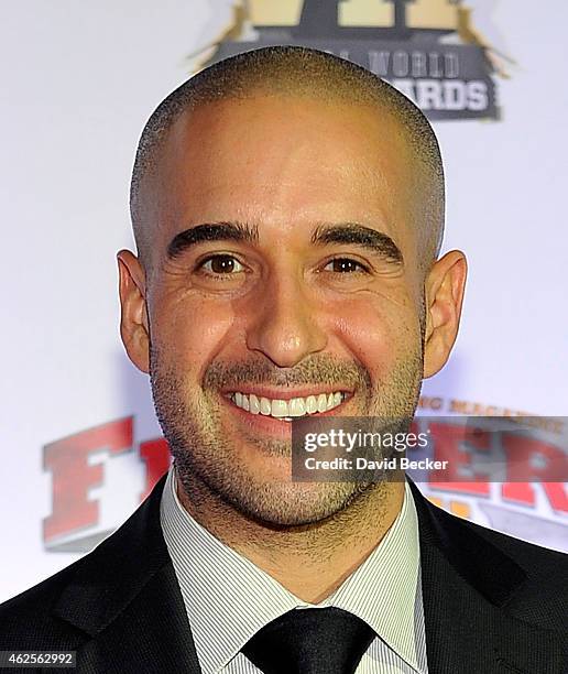 Sports broadcaster Jon Anik arrives at the seventh annual Fighters Only World Mixed Martial Arts Awards at The Palazzo Las Vegas on January 30, 2015...