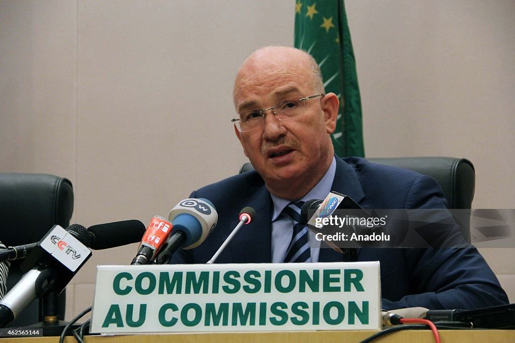 AU Peace and Security commissioner Ismail Chergui in Addis Ababa