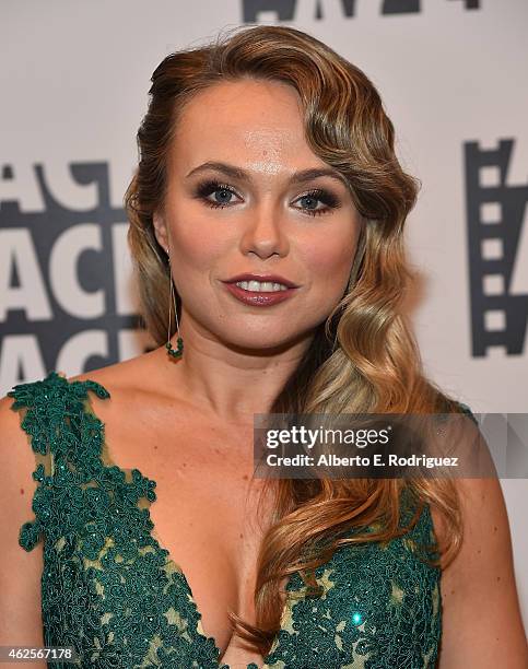 Actress Amanda Fuller attend the 65th Annual ACE Eddie Awards at The Beverly Hilton Hotel on January 30, 2015 in Beverly Hills, California.