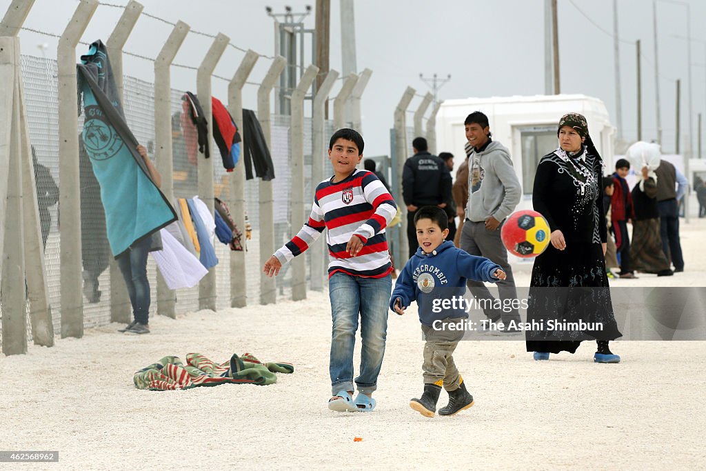 Kurdish Refugee Camp In Suruc