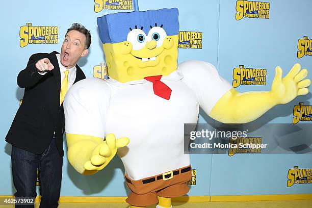 Actor Tom Kenny attends "The Spongebob Movie: Sponge Out Of Water" World Premiere at AMC Lincoln Square Theater on January 31, 2015 in New York City.