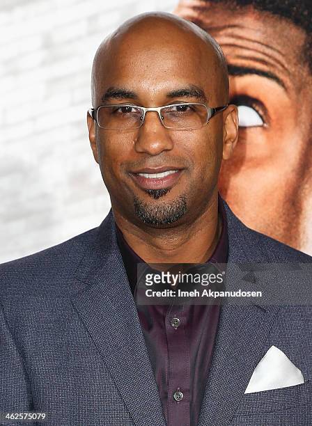 Director Tim Story attends the premiere of Universal Pictures' 'Ride Along' at TCL Chinese Theatre on January 13, 2014 in Hollywood, California.