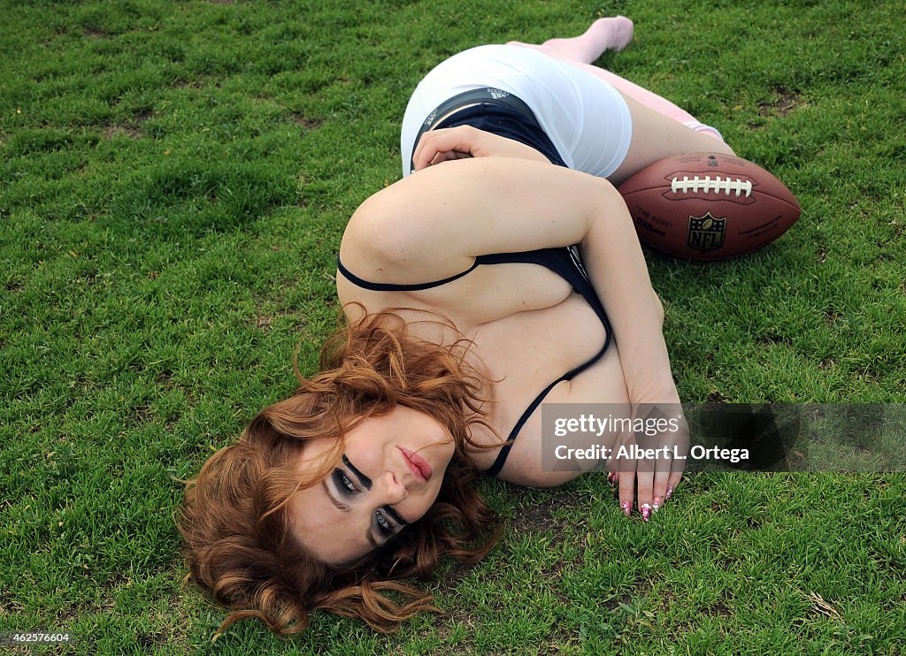 Super Bowl Shoot With Actress Maitland Ward