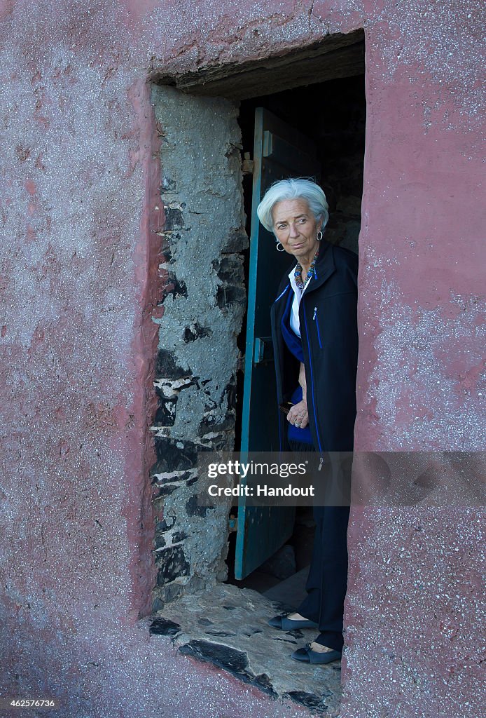 IMF Director Christine Lagarde Visits Senegal