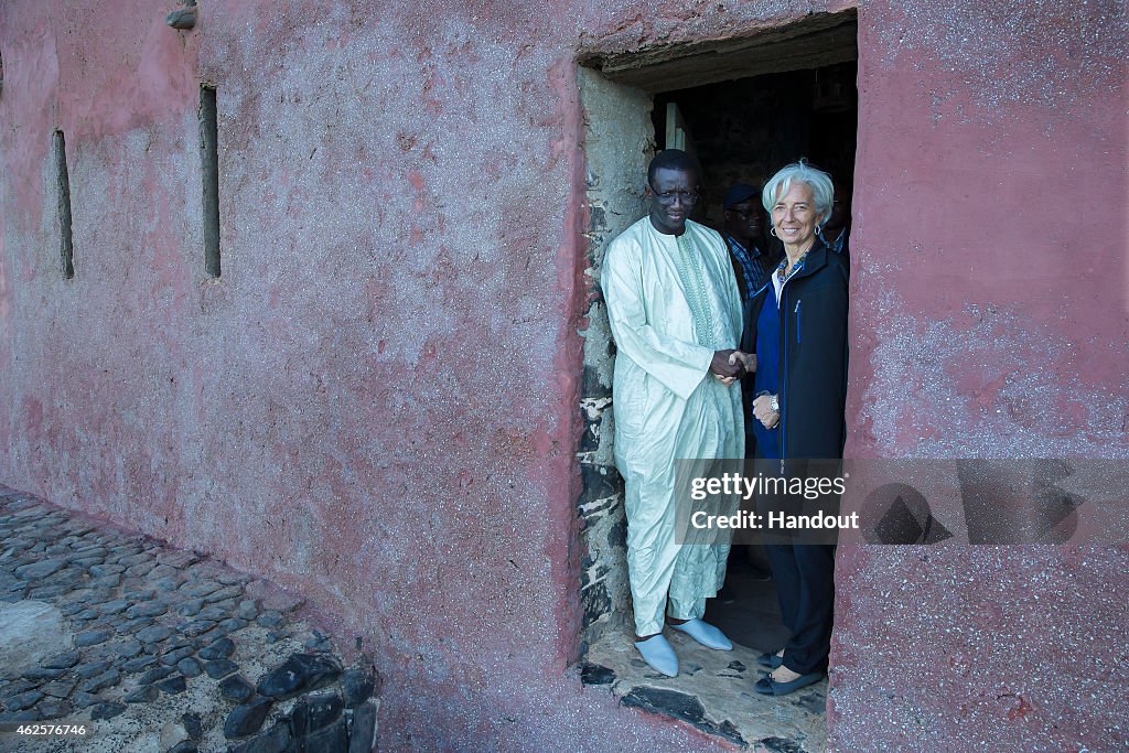 IMF Director Christine Lagarde Visits Senegal