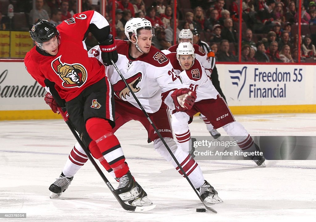 Arizona Coyotes v Ottawa Senators