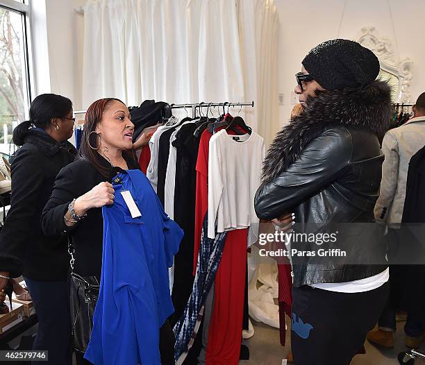 Actress/television personality NeNe Leakes attends NeNe Leakes Fabulous Pop Up Closet Event at 2115 Piedmont on January 31, 2015 in Atlanta, Georgia.