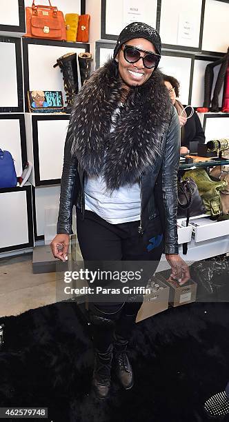 Actress/television personality NeNe Leakes attends NeNe Leakes Fabulous Pop Up Closet Event at 2115 Piedmont on January 31, 2015 in Atlanta, Georgia.