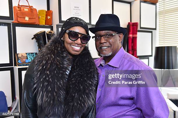 Actress/television personality NeNe Leakes and Gregg Leakes attend NeNe Leakes Fabulous Pop Up Closet Event at 2115 Piedmont on January 31, 2015 in...