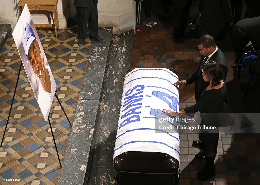 Funeral for Chicago Cubs legend Ernie Banks