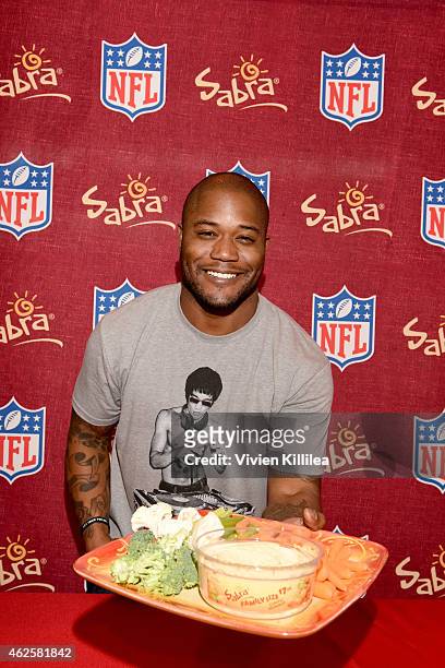 Player Michael Robinson attends the Kia Luxury Lounge presented by ZIRH at the Scottsdale Center for Performing Arts on January 31, 2015 in...
