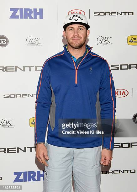 Professional baseball player Evan Longoria attends the Kia Luxury Lounge presented by ZIRH at the Scottsdale Center for Performing Arts on January...