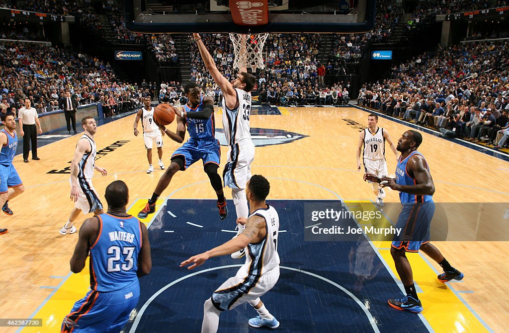 Oklahoma City Thunder v Memphis Grizzlies