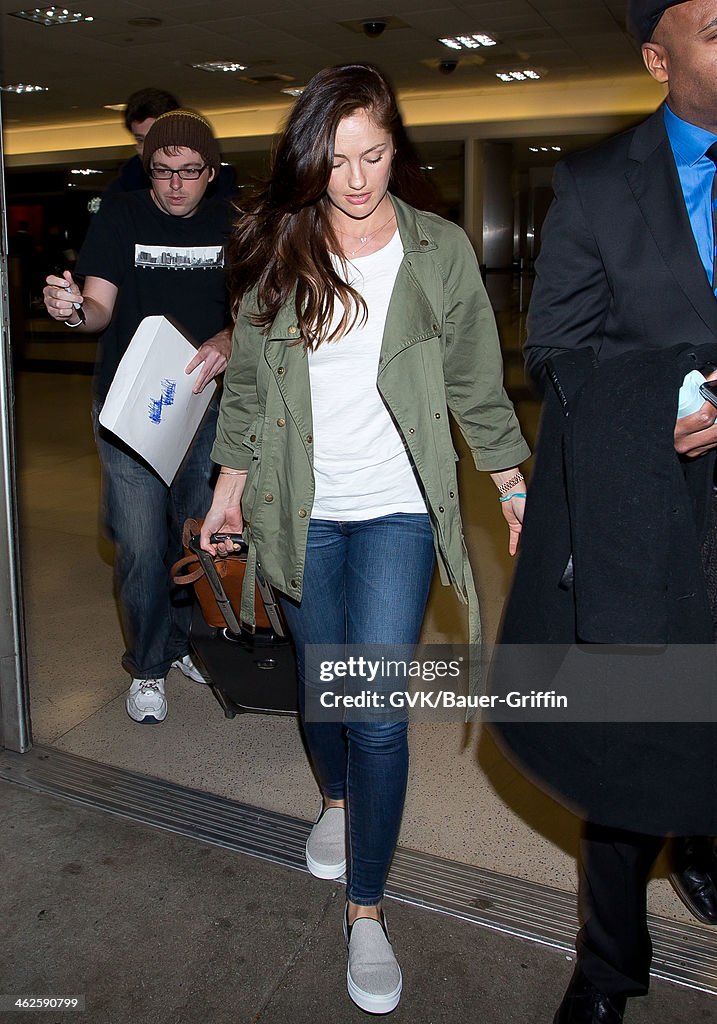 Celebrity Sightings In Los Angeles - January 13, 2014