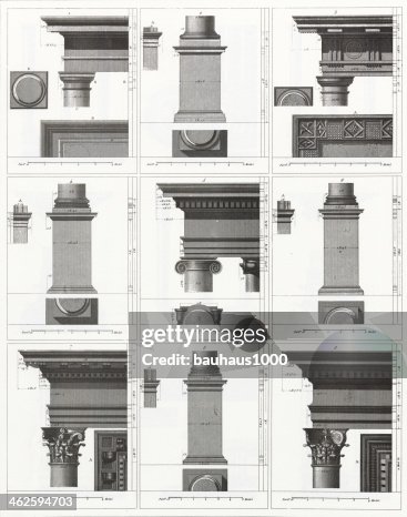 Engraving: Columns Engraving: Columns