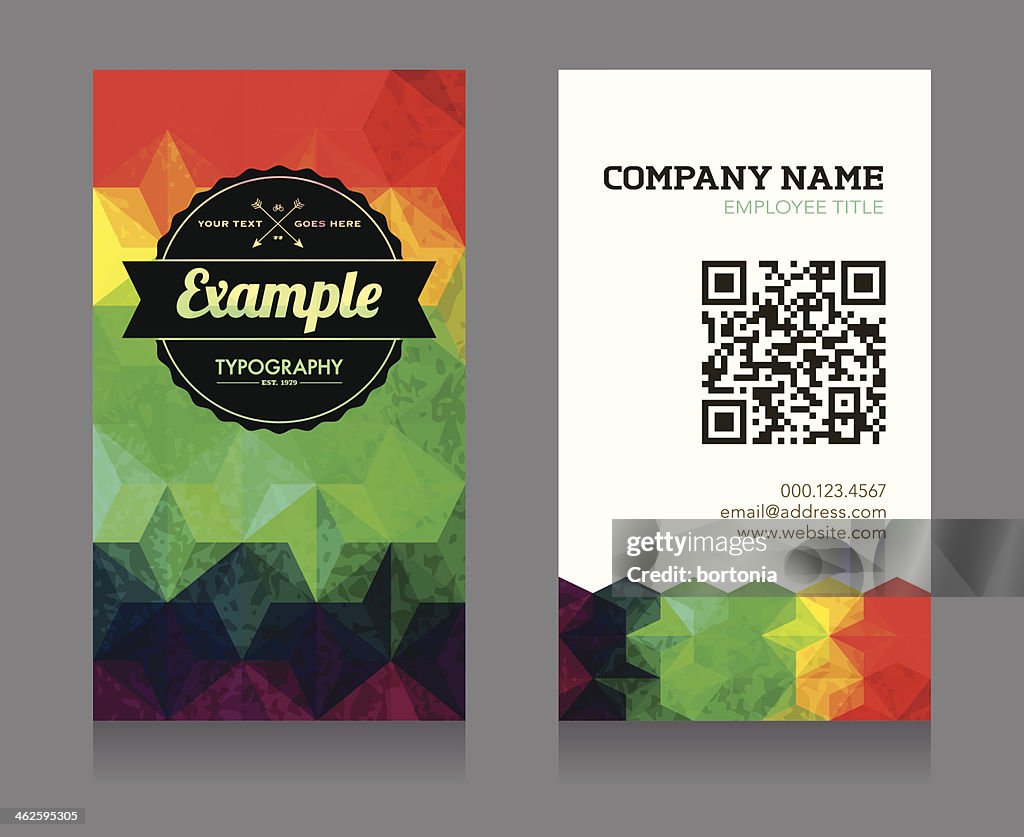 Qr Code Design Business Card