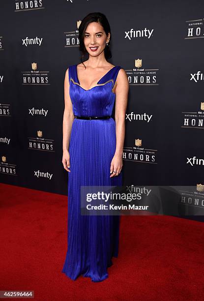 Actress Olivia Munn attends the 4th Annual NFL Honors at Phoenix Convention Center on January 31, 2015 in Phoenix, Arizona.