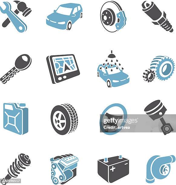 3 d transport icons - auto rückspiegel stock-grafiken, -clipart, -cartoons und -symbole