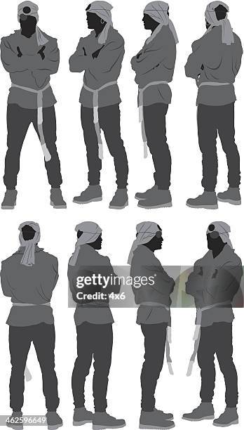 pirate standing - eye patch stock illustrations