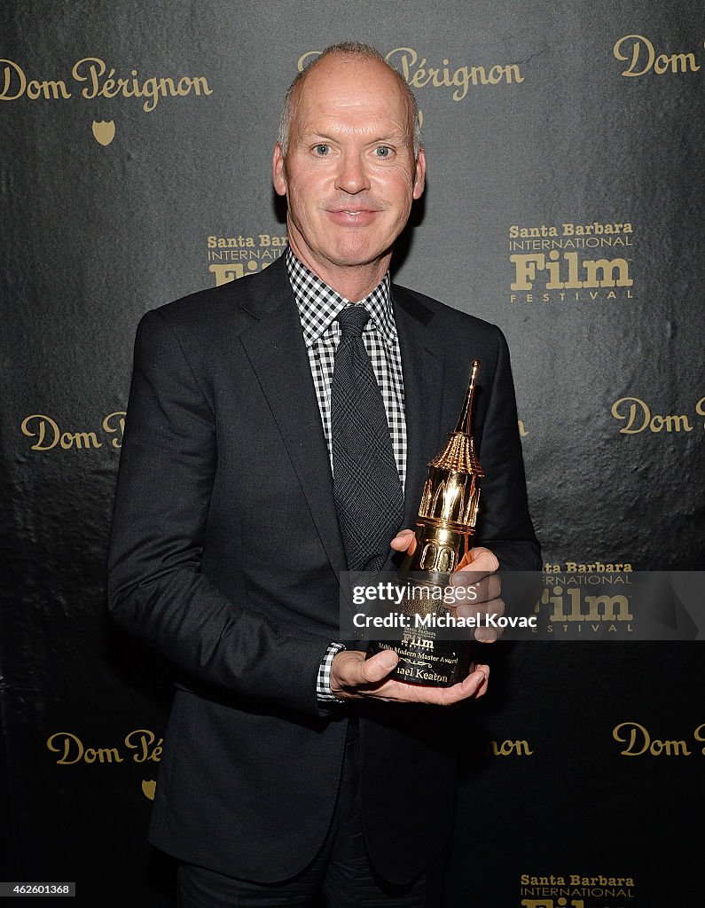 The Dom Perignon Lounge At The Santa Barbara International Film Festival Honoring Michael Keaton