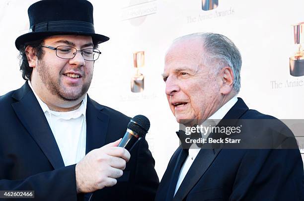 Producer Lee Mendelson arrives at the 42nd Annual Annie Awards at Royce Hall on the UCLA Campus on January 31, 2015 in Westwood, California.