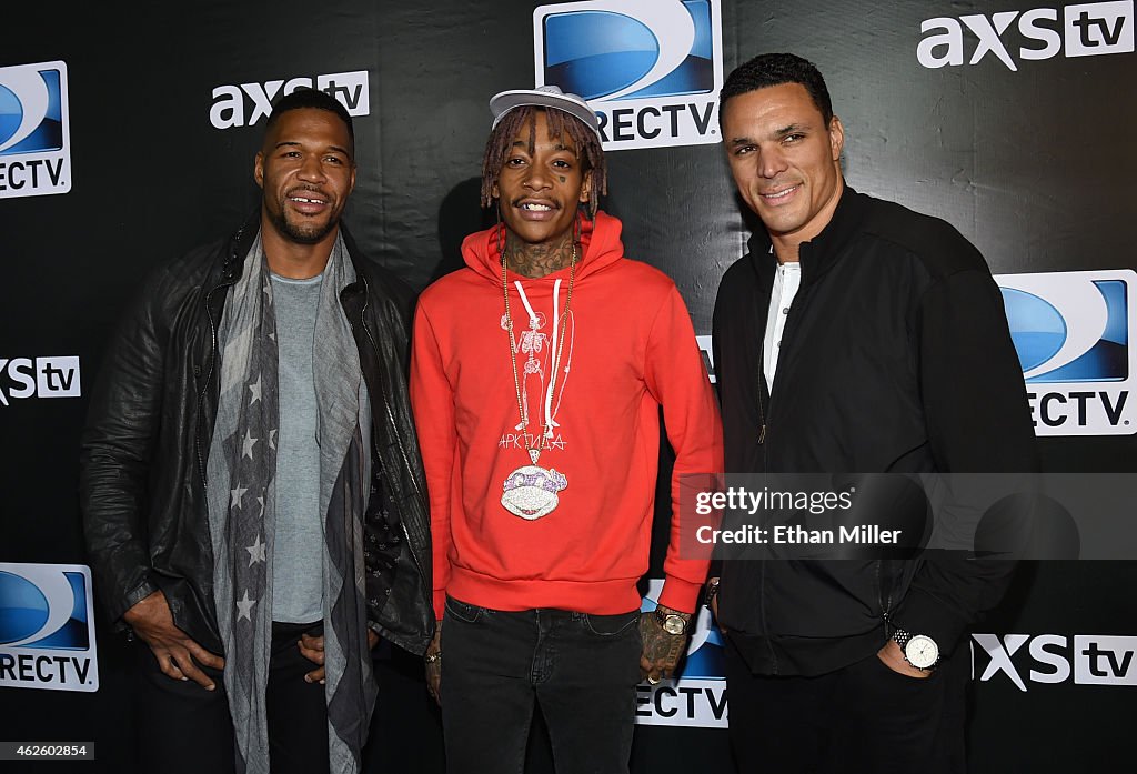 DirecTV Super Saturday Night Hosted By Mark Cuban's AXS TV And Pro Football Hall Of Famer Michael Strahan - Arrivals