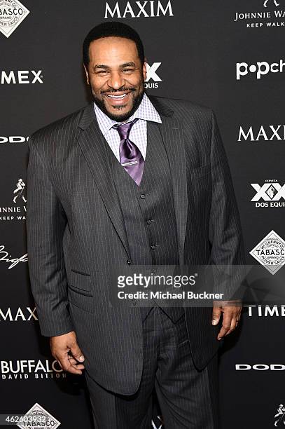 Former NFL player Jerome Bettis attends the Maxim Party with Johnnie Walker, Timex, Dodge, Hugo Boss, Dos Equis, Buffalo Jeans, Tabasco and popchips...