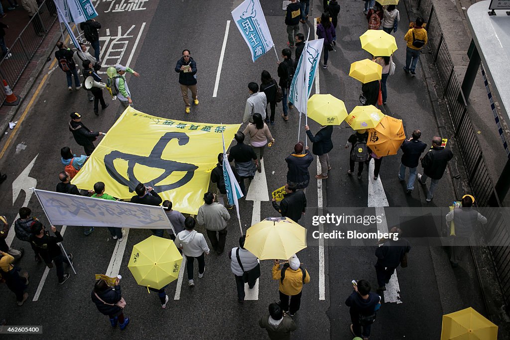Protesters March In First Major Pro-Democracy Rally Since Occupy Hong Kong Movement