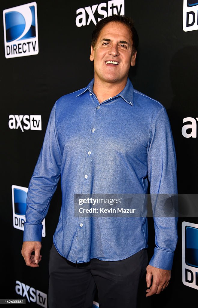 DirecTV Super Saturday Night Hosted By Mark Cuban's AXS TV And Pro Football Hall Of Famer Michael Strahan - Arrivals