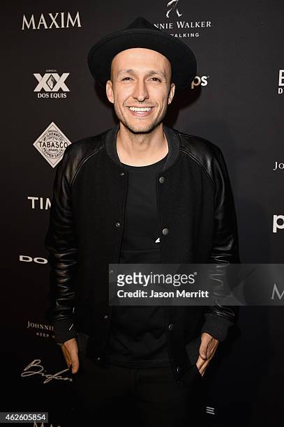Vice attends the Maxim Party with Johnnie Walker, Timex, Dodge, Hugo Boss, Dos Equis, Buffalo Jeans, Tabasco and popchips on January 31, 2015 in...