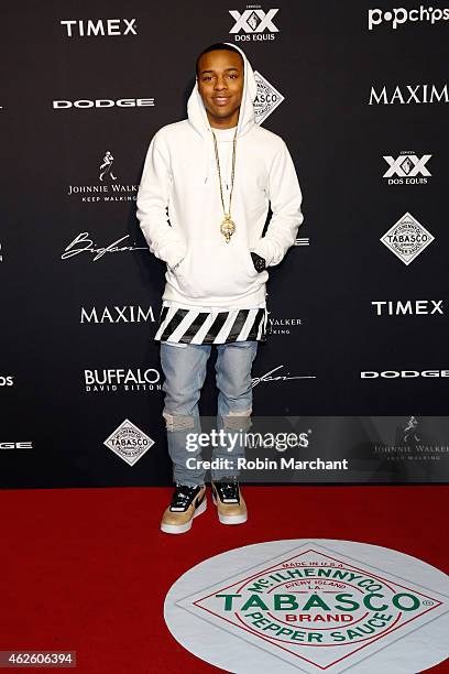 Rapper Bow Wow celebrates bold moments with Tabasco at the MAXIM Party on January 31, 2015 in Phoenix, Arizona.