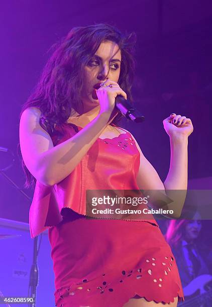 Singer Charli XCX performs onstage during the Rolling Stone LIVE Presented By Miller Lite at The Venue of Scottsdale on January 31, 2015 in...