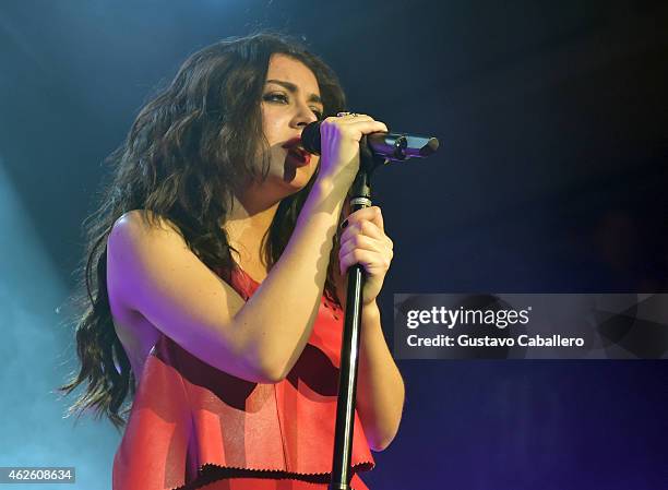 Singer Charli XCX performs onstage during the Rolling Stone LIVE Presented By Miller Lite at The Venue of Scottsdale on January 31, 2015 in...