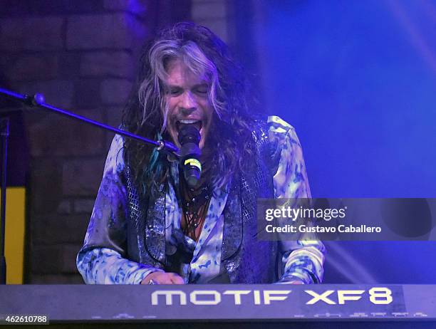 Recording artist Steven Tyler of Aerosmith performs onstage during the Rolling Stone LIVE Presented By Miller Lite at The Venue of Scottsdale on...