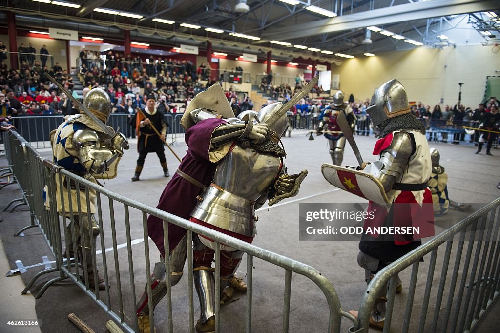 GERMANY-LIFESTYLE-MEDIEVAL-COMBAT-OFFBEAT