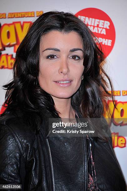 Jenifer Bartoli attends the 'Maya The Bee - La Grande Aventure De Maya L'Abeille' Paris Premiere at UGC Cine Cite Bercy on February 1, 2015 in Paris,...