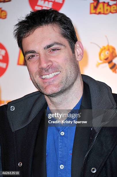 Gil Alma attends the 'Maya The Bee - La Grande Aventure De Maya L'Abeille' Paris Premiere at UGC Cine Cite Bercy on February 1, 2015 in Paris, France.