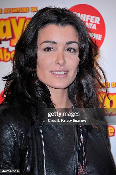 Jenifer Bartoli attends the 'Maya The Bee - La Grande Aventure De Maya L'Abeille' Paris Premiere at UGC Cine Cite Bercy on February 1, 2015 in Paris,...